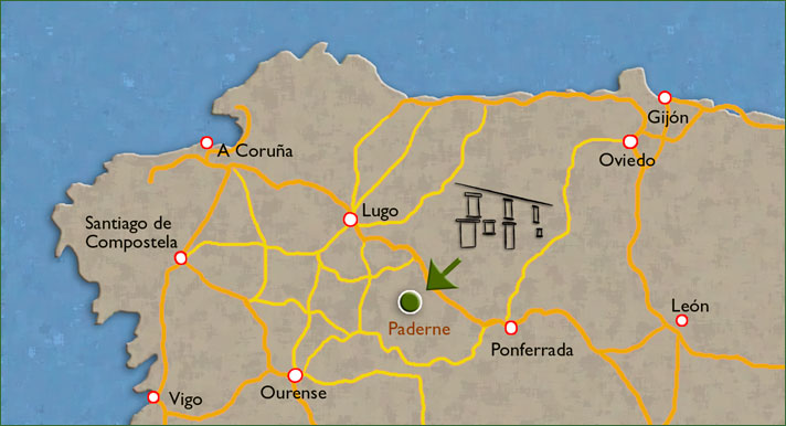 mapa de Galicia